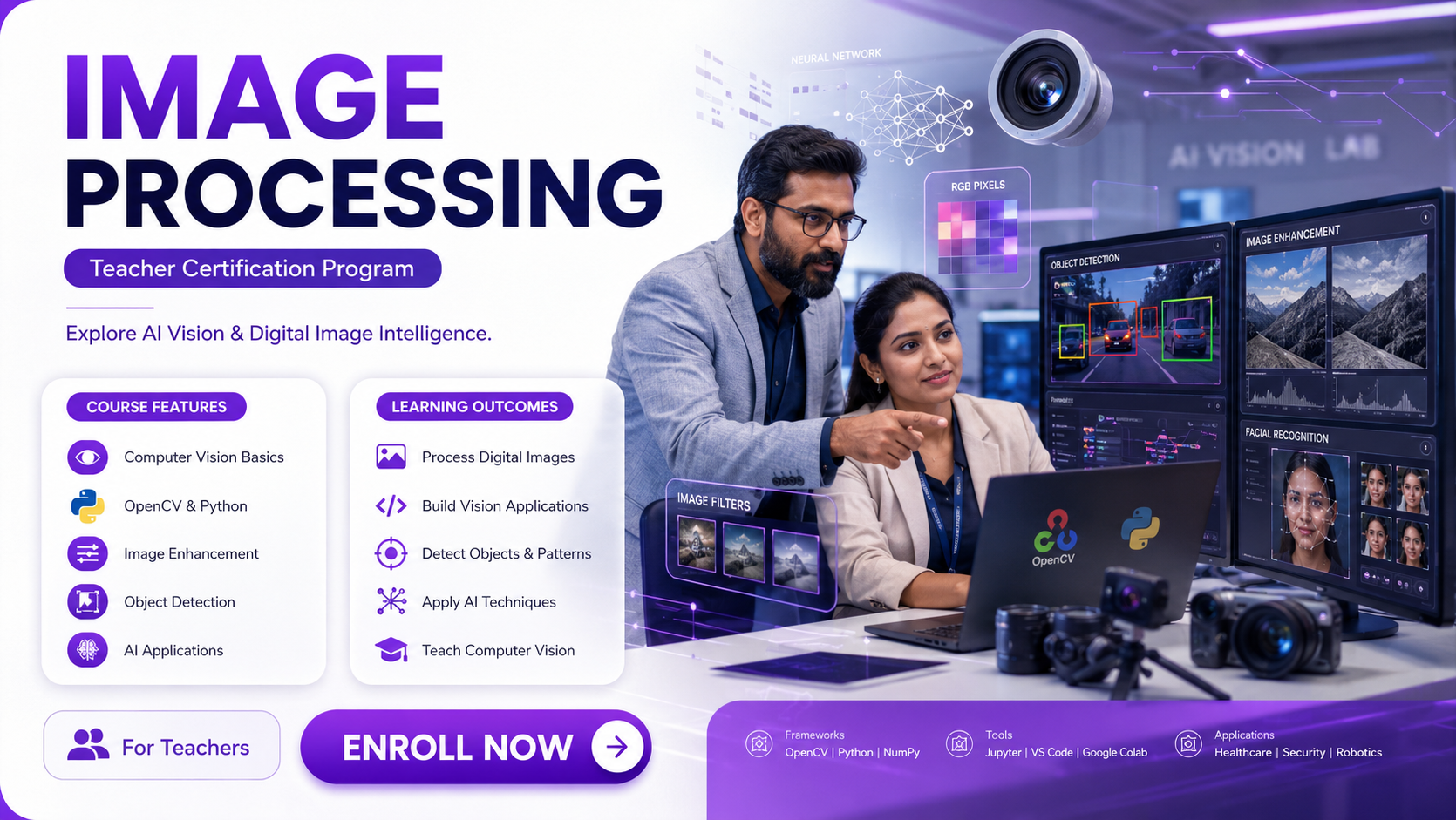 Image Processing & Computer Vision for Educators